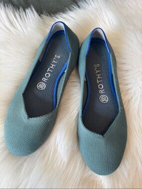 R o t h y’ s • Teal classic flats